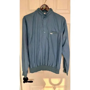 Vintage Jordan Christopher Windbreaker Jacket‎ Men's Large Blue 80s Buttoned